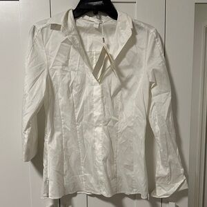 Hugo Boss Elegant White Blouse
